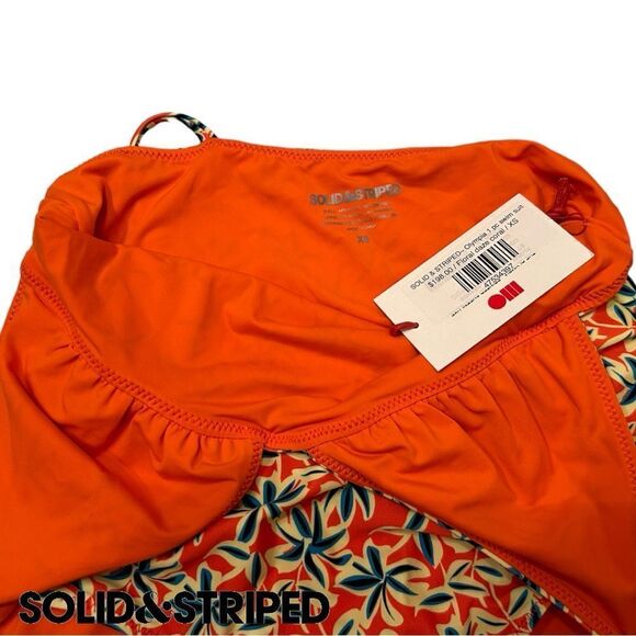 SOLID & STRIPED **NWT** The Olympia One Piece in Floral Daze Coral Orange Print - Picture 6 of 7